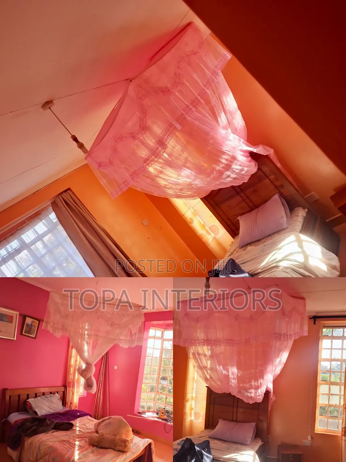 Premium Mesh Mosquito Nets That Hang on the Ceiling