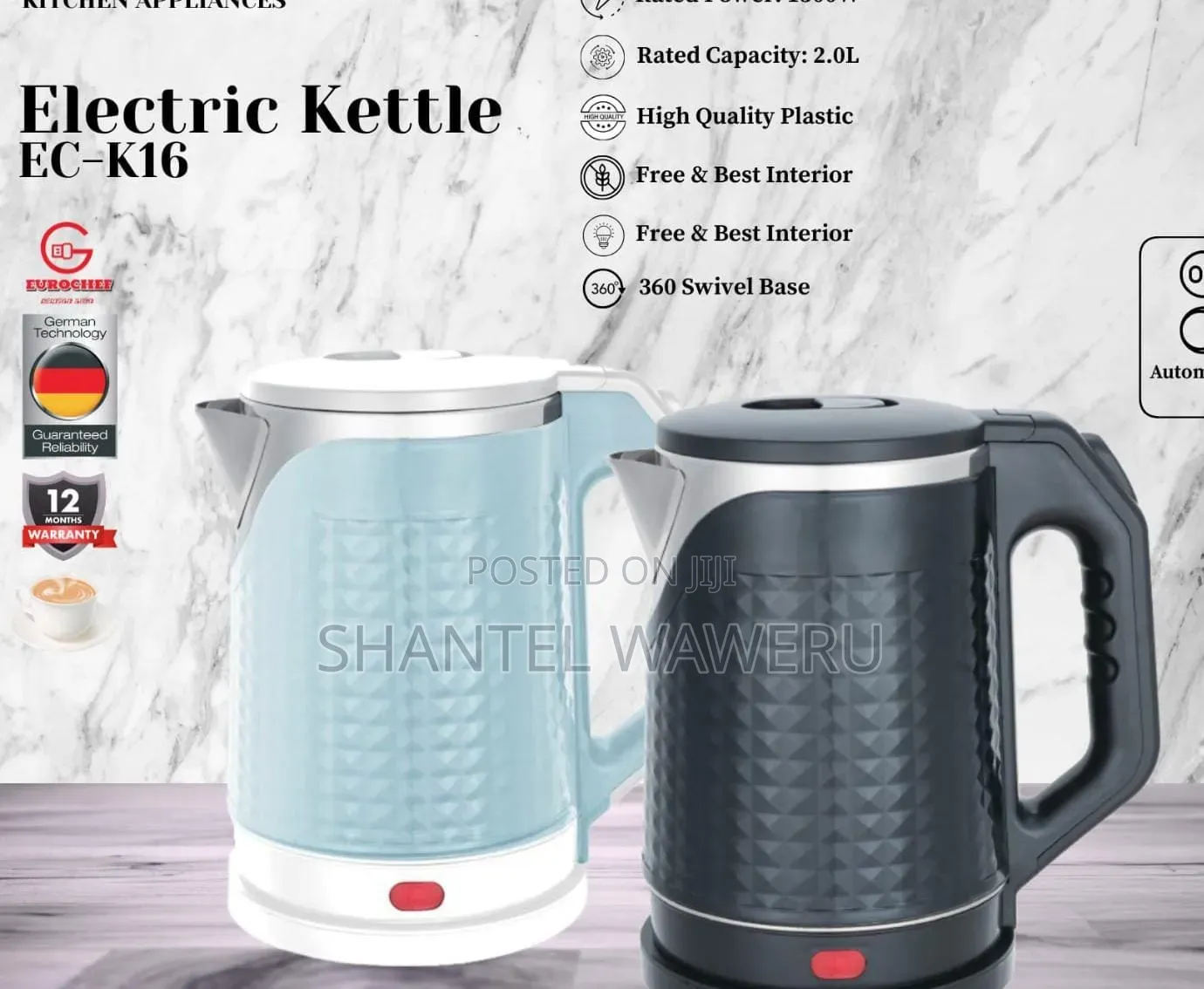  
2.3ltrs Electric Kettle 
 at KSH 900