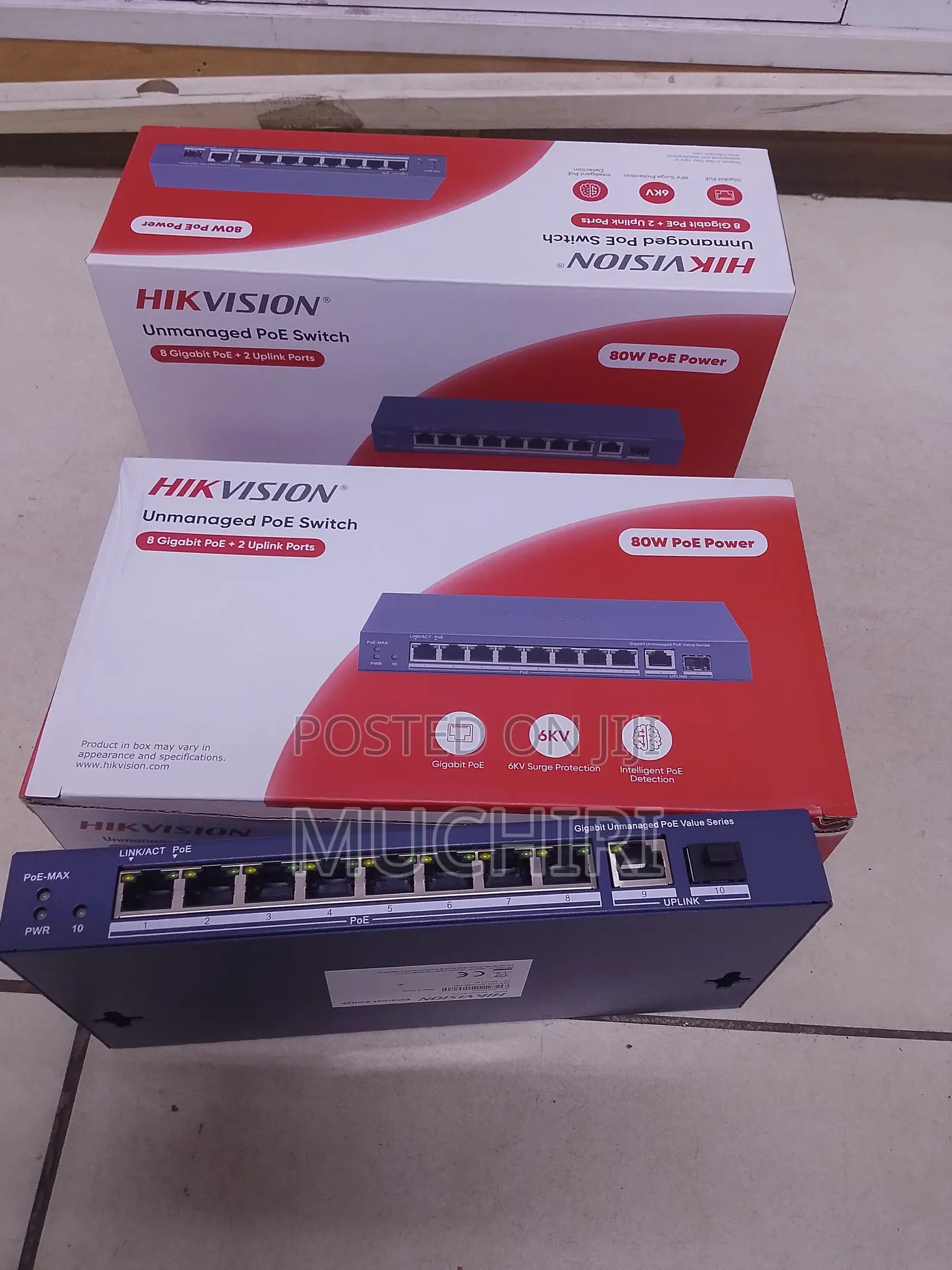 Hikvision 8 Port Poe Switch With SFP Port