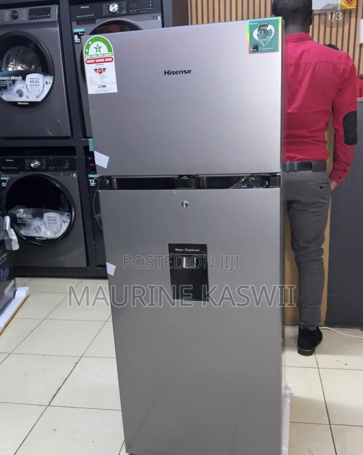 HISENSE 205l With Water Dispenser Refridgerator(REF205DR