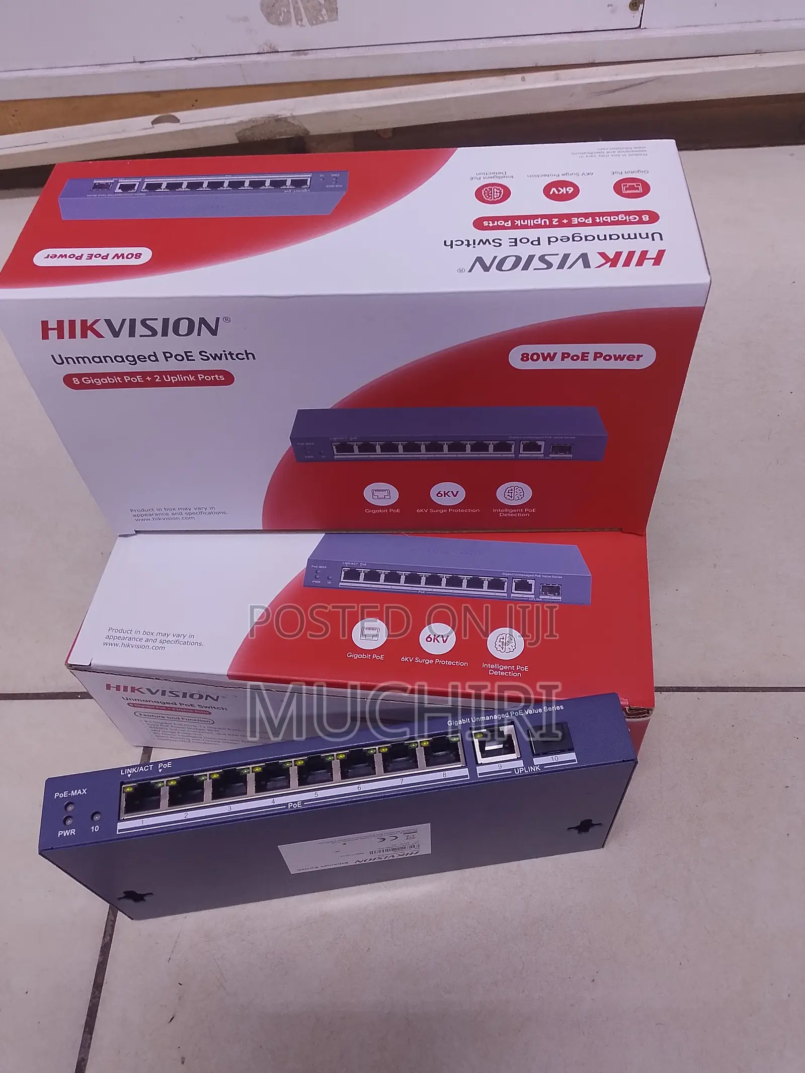 Hikvision 8-Port Poe Switch DS-3E0109P-E/M(B) Full POE