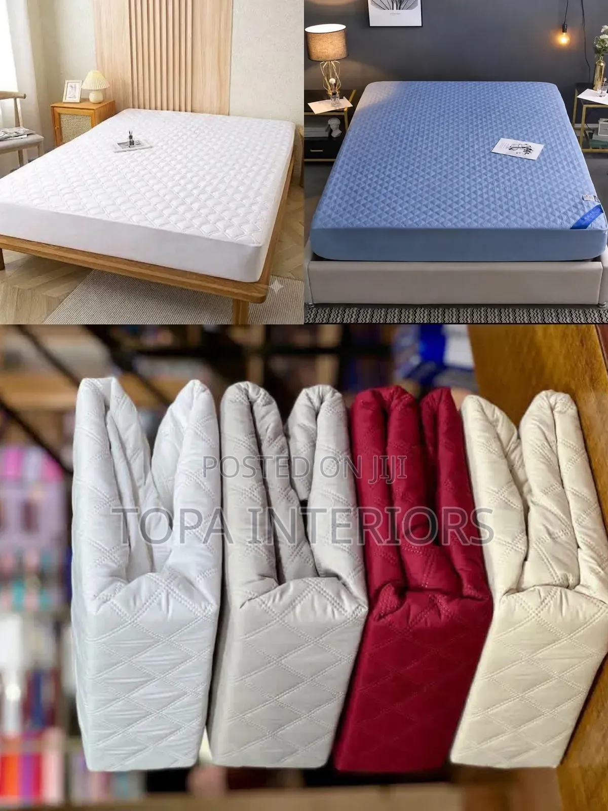 5x6 Easy to Fit Fitted Quilted Waterproof Mattress Protector Cases
