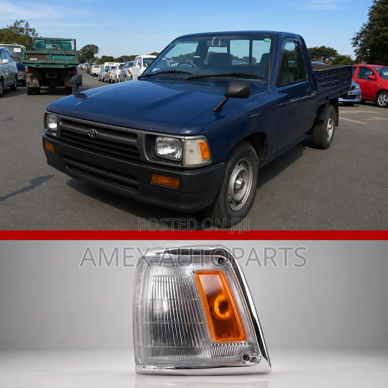 Corner Lamp Assy Toyota Hilux Yn85 Ln85 2wd P Up Chrome