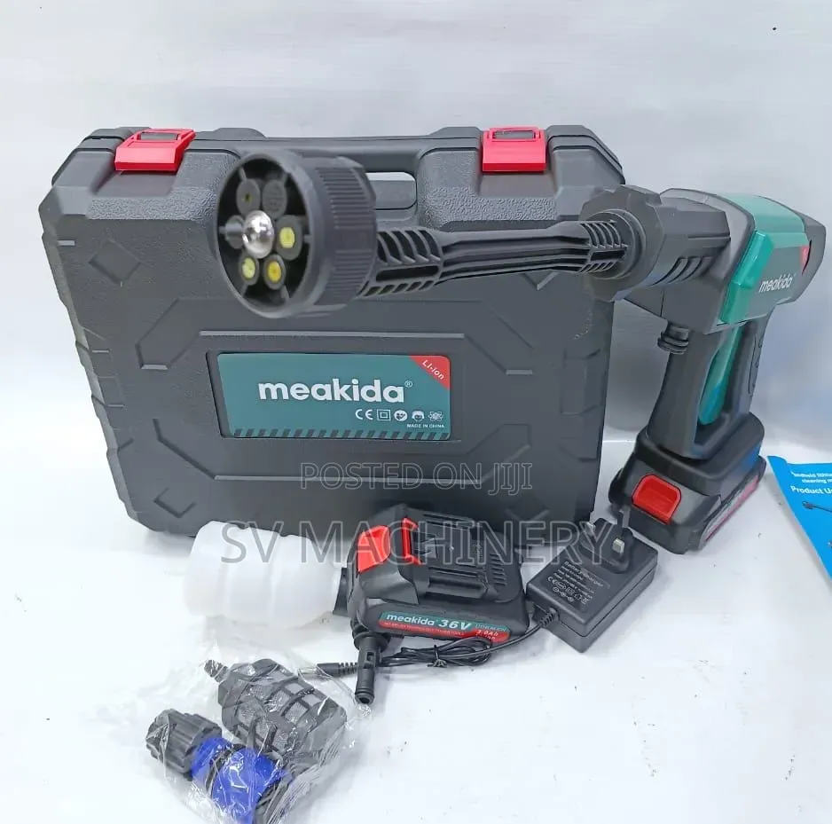 Heavy Duty Meakida Cordless Car Wash Machine