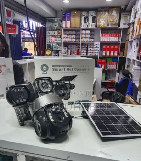 4G V380 Pro Solar Powered Outdoor PTZ Surveillance Camera