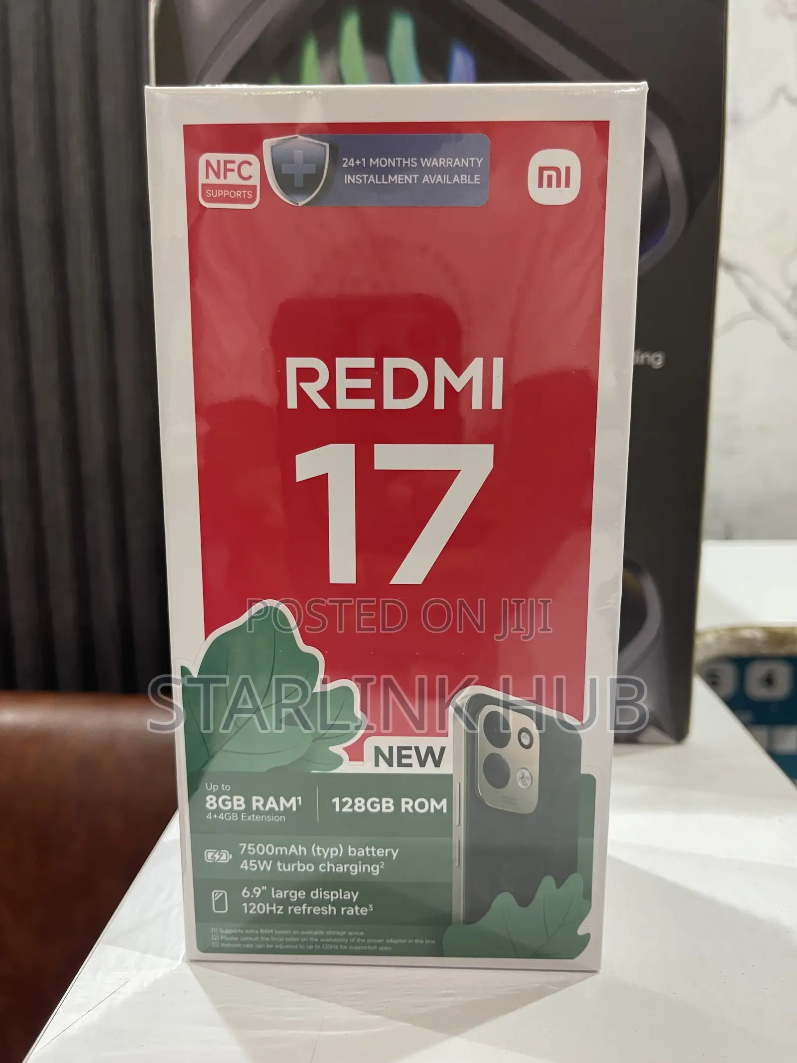 New Xiaomi Redmi 17 128 GB Black