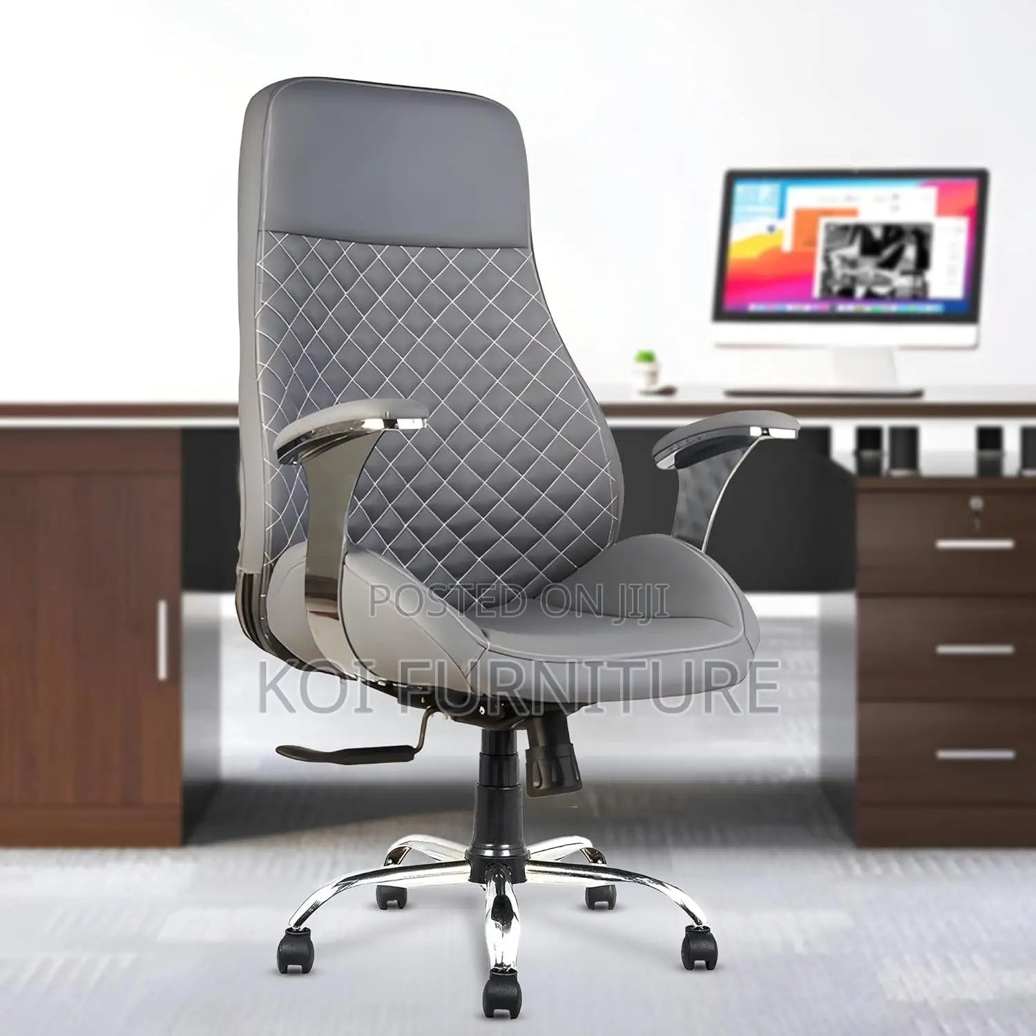 Office Chairs; Executive Leather Recliner Office Upholstered Seat
