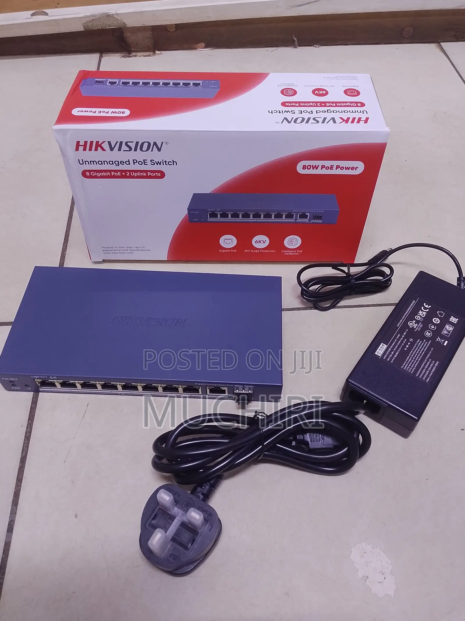 Hikvision 8 Channel PoE Ethernet Switch