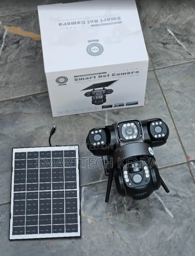 4G Solar CCTV PTZ Camera 360° Outdoor Security Camera