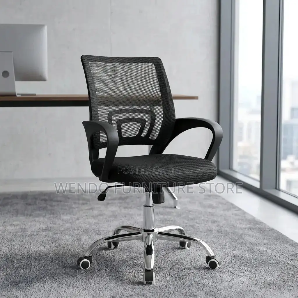 Office Chairs; Mid Back Clerical Adjustable Mesh Flexibility Chair