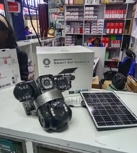 V380 Pro Solar 4G Outdoor Camera With Pan Tilt Rotation