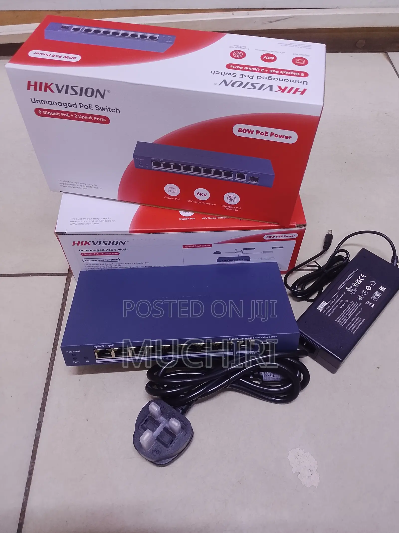 Hikvision 8 Port Network Switch With PoE