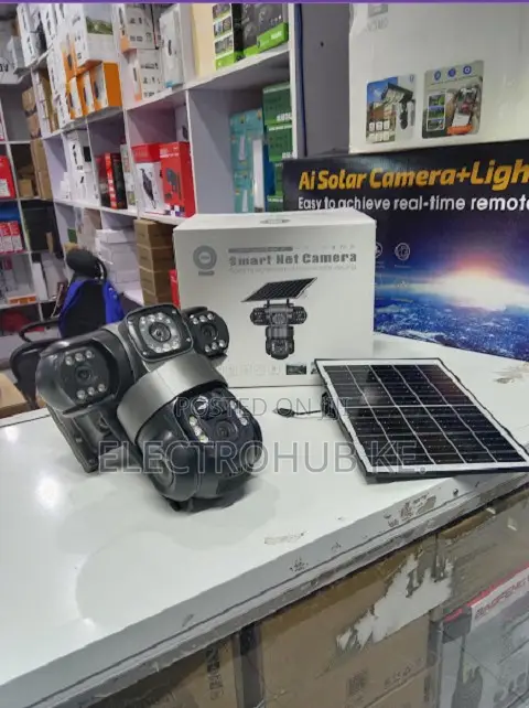 V380 Pro 4G Solar Surveillance System for Home and Farm