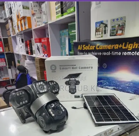 Smart Outdoor V380 Pro 4G Solar Camera With Multi-Angle View