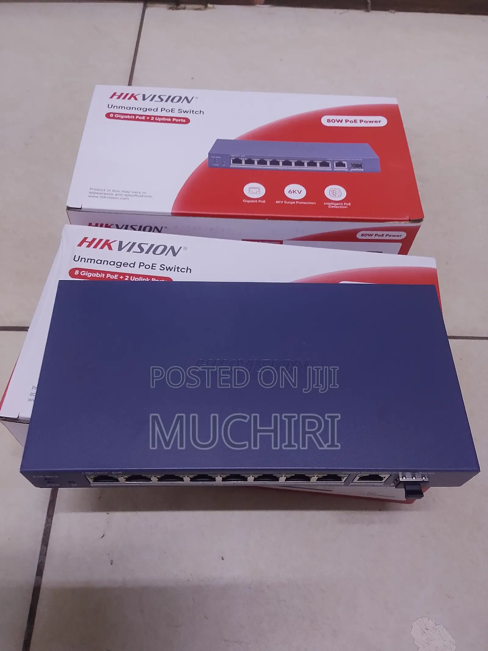 Hikvision 8 Port IP Camera PoE Network Switch