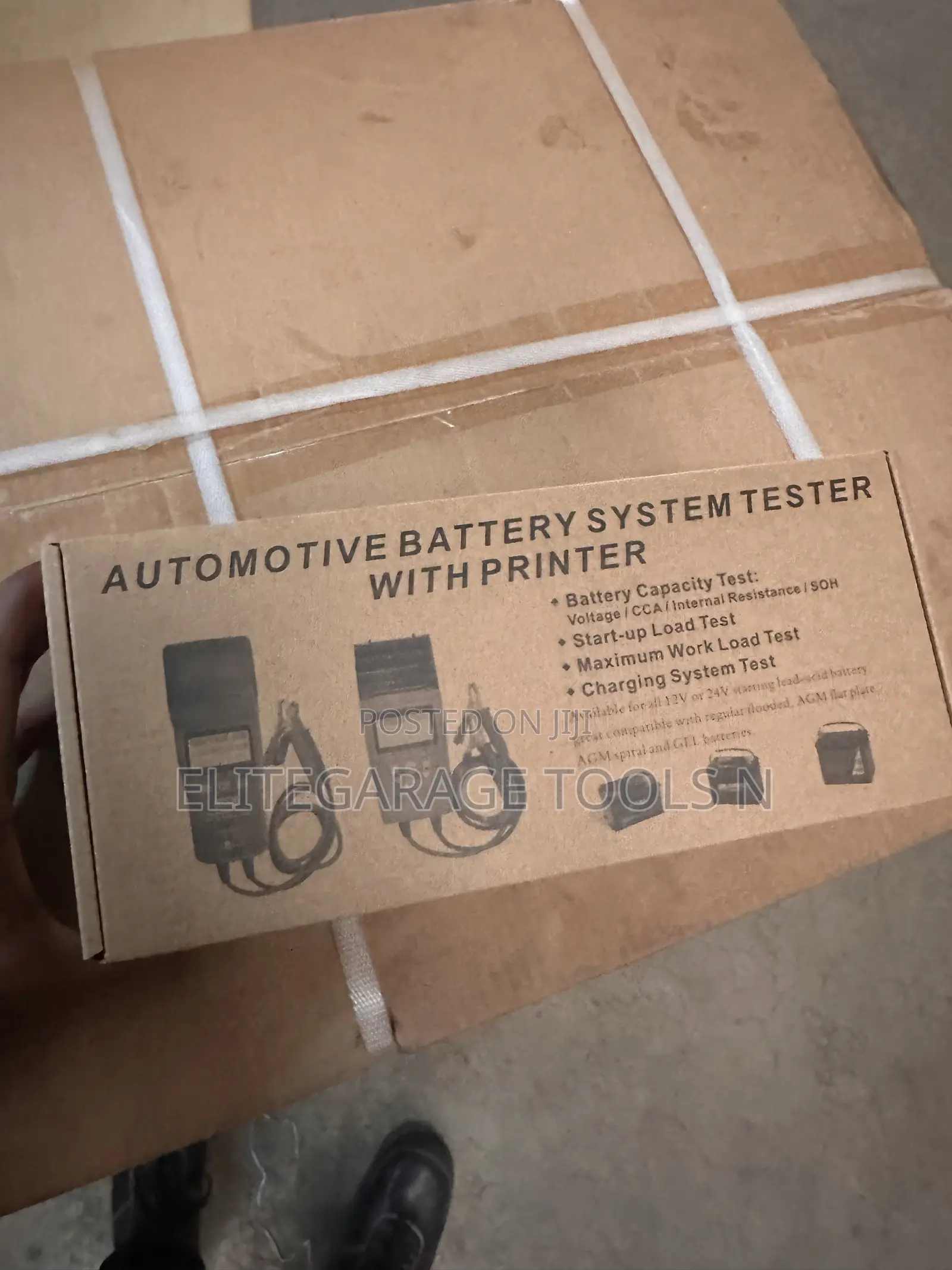 Heavy Duty Commercial Battery Tester With Printer
