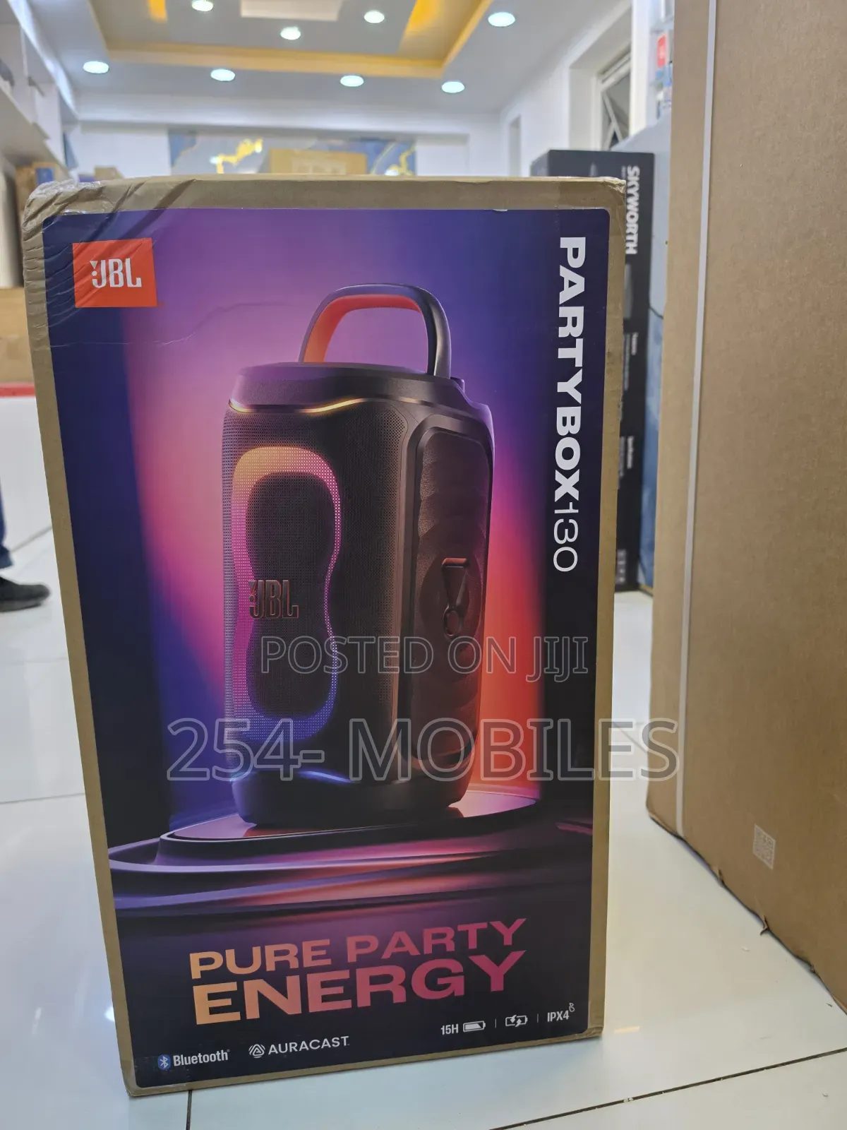 JBL PartyBox 130 Portable Bluetooth Party Speaker