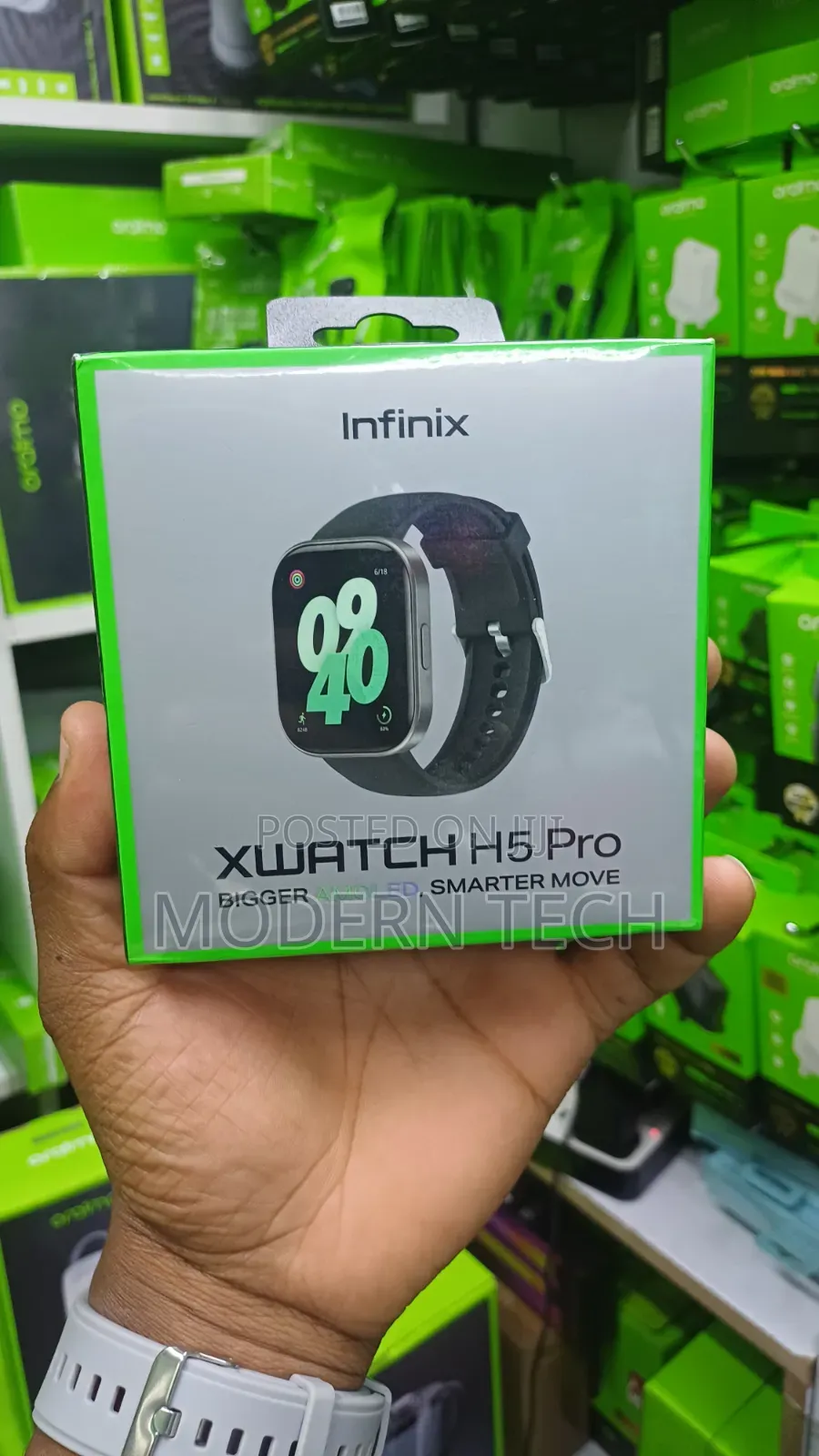 Infinix XWatch H5 Pro XW5P AMOLED Water Resistant Smart Watch