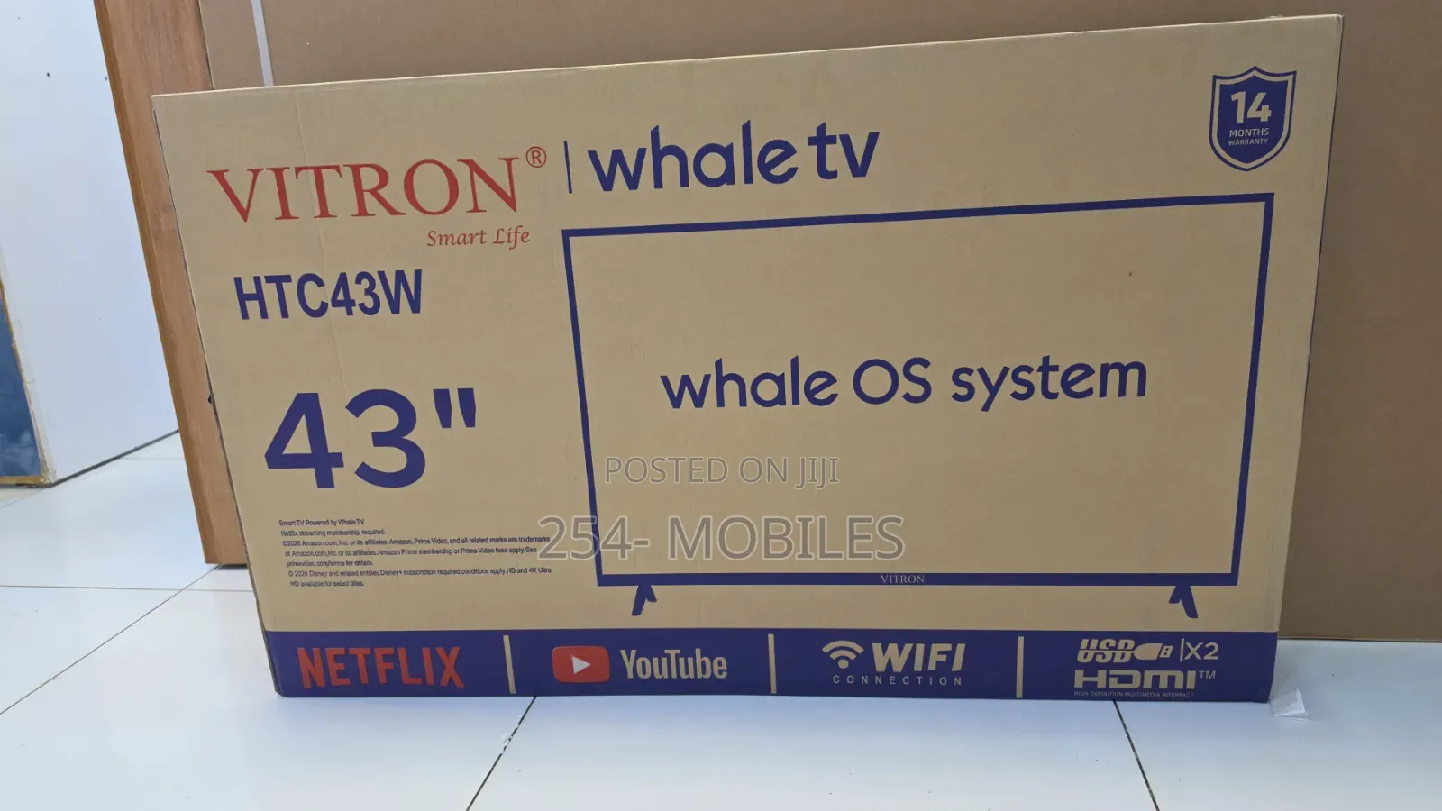 Vitron 43 Inch Whale TV HTC43W