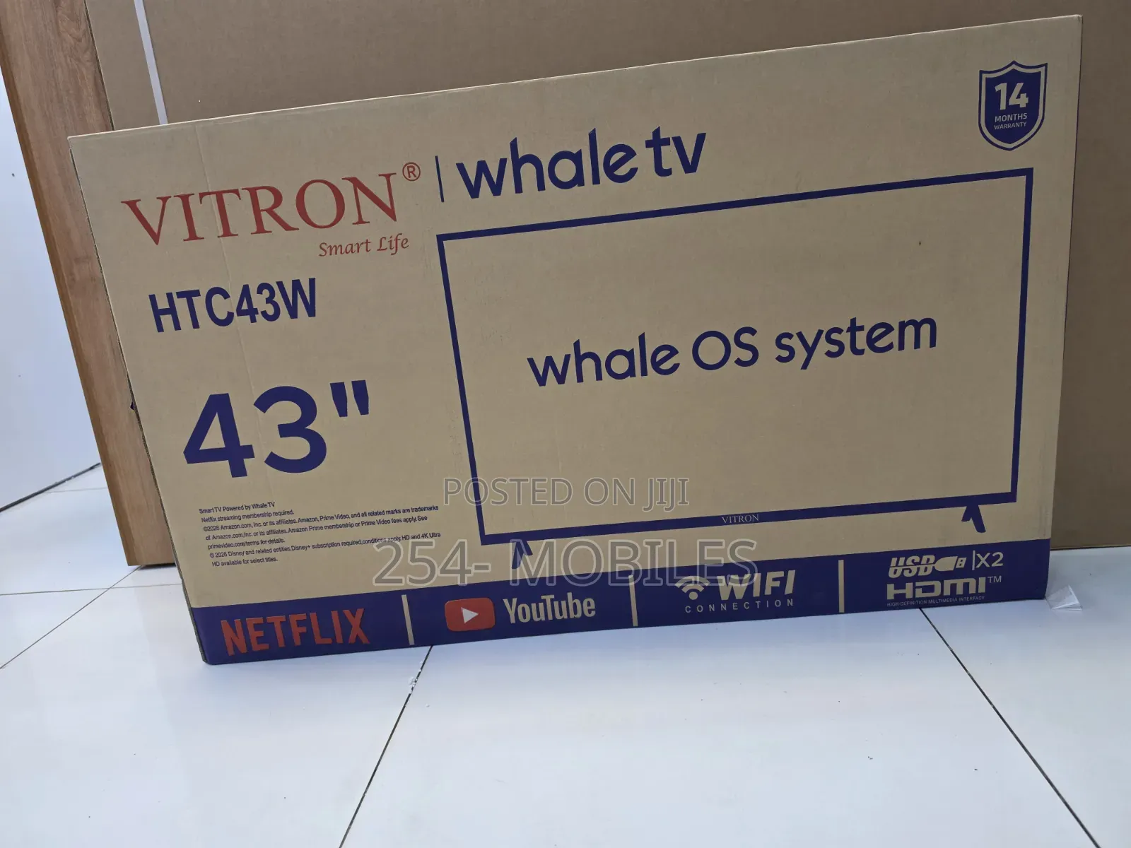Vitron 43 Inch Whale TV HTC43W