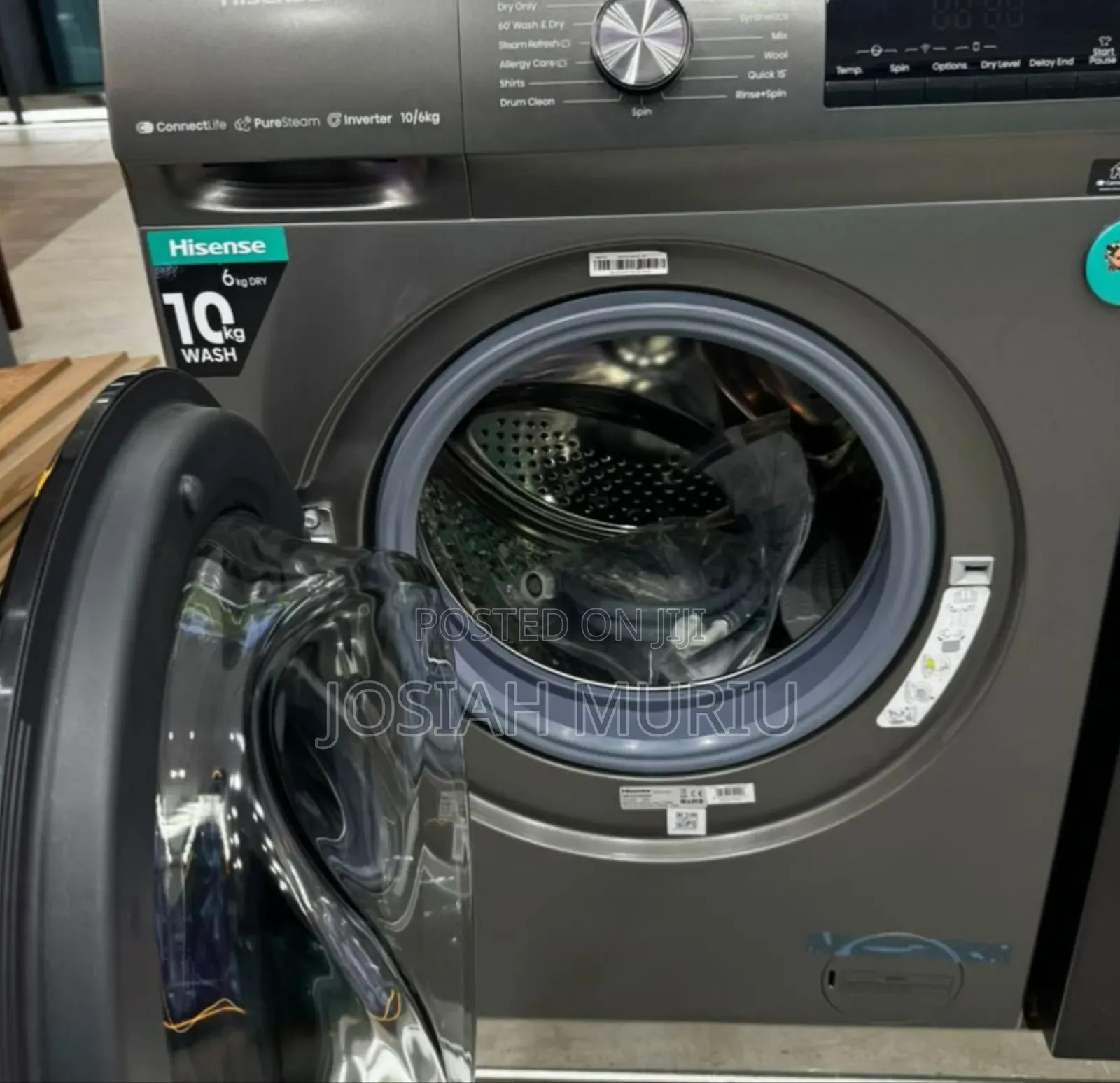 Hisense 10.5kg/6kg Front Load Washer Dryer – Full Automatic Machine