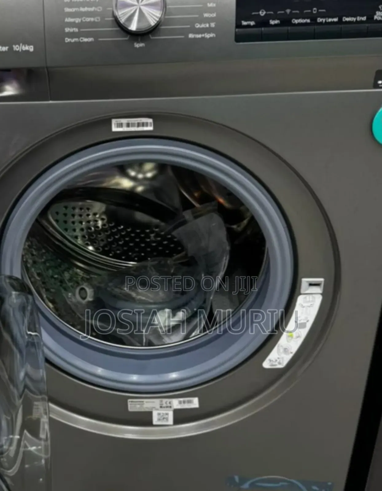 Hisense 10.5kg/6kg Front Load Washer Dryer – Full Automatic Machine