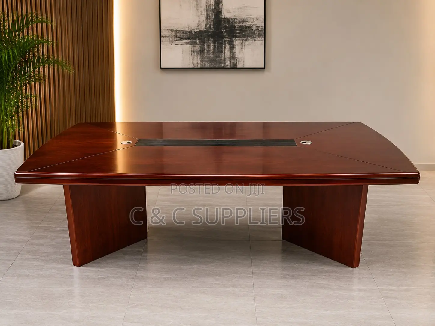 Mahogany Conference Table-12 Seat
