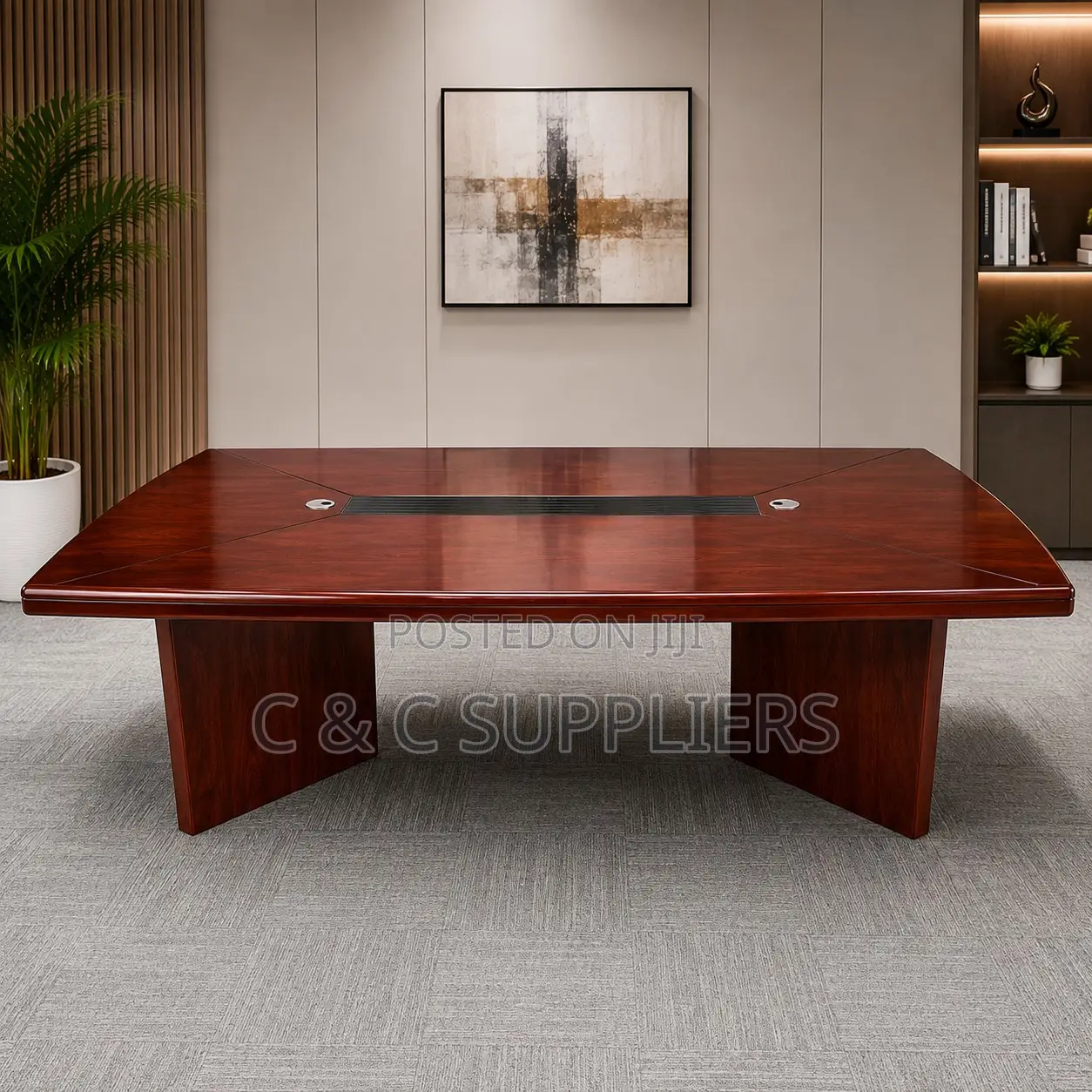 Mahogany Conference Table-12 Seat