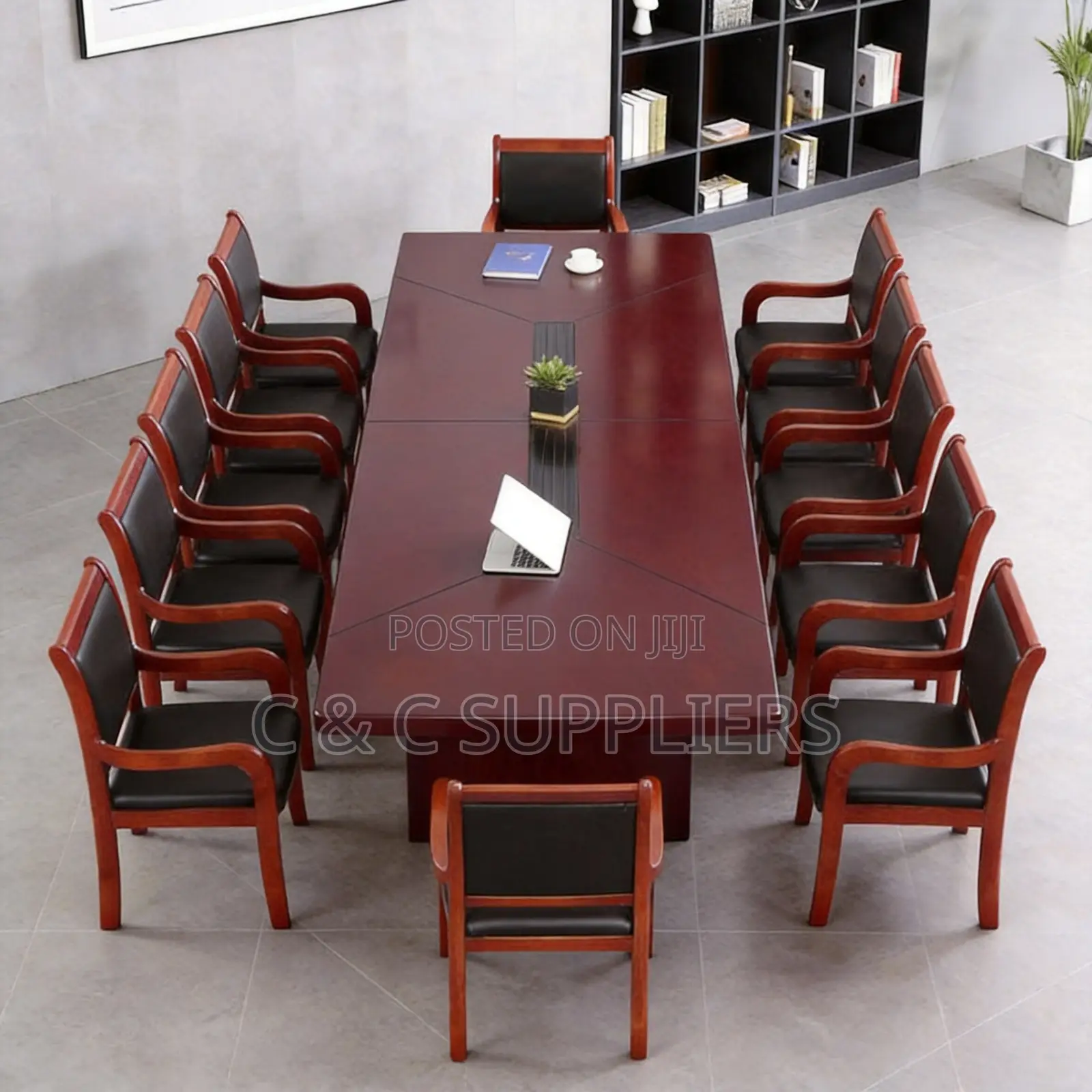 Mahogany Conference Table-12 Seat