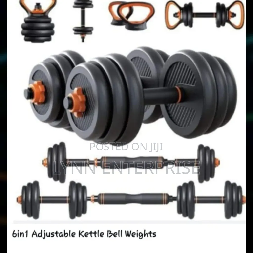 30kg Adjustable Kettle Bell 6in1