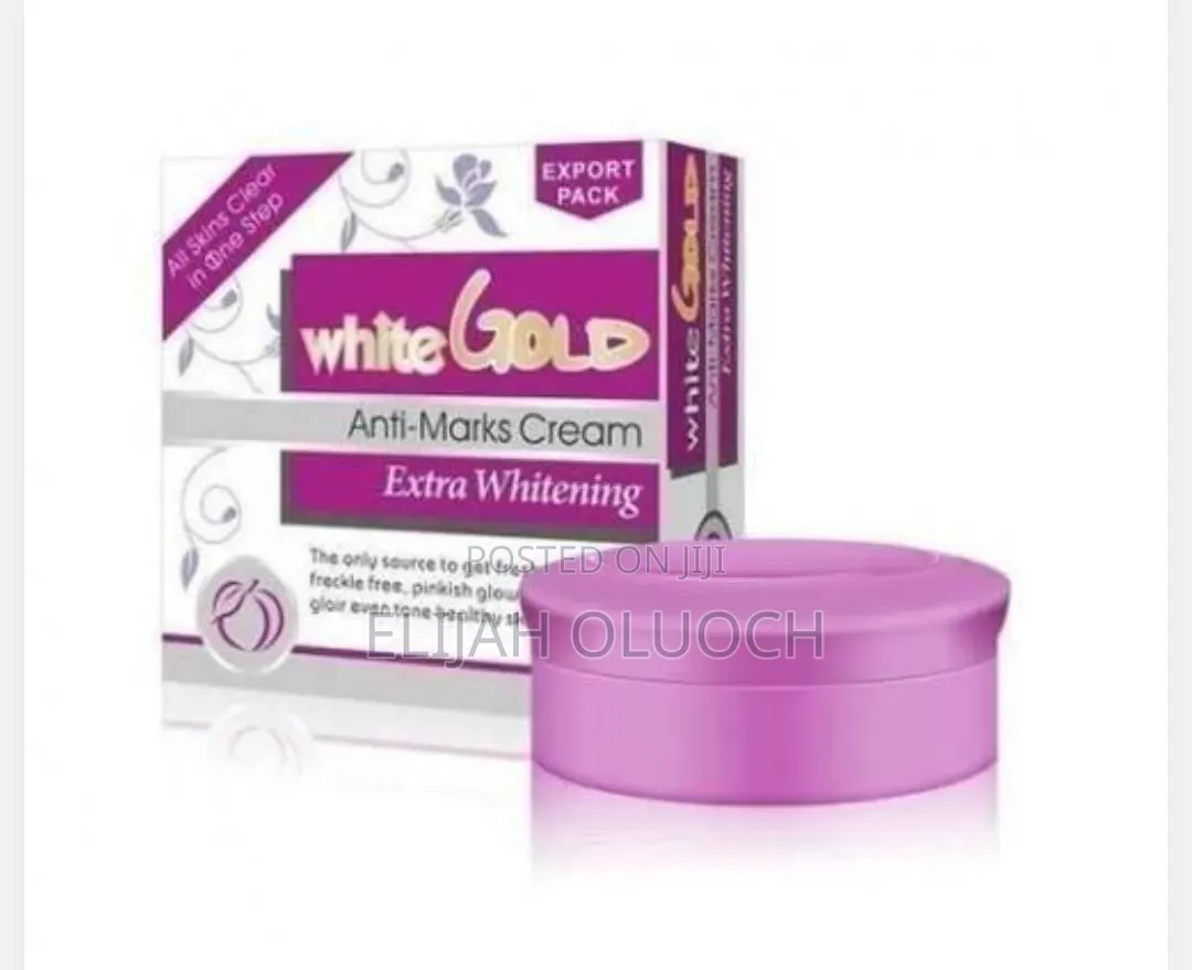 White Gold Anti-Marks Cream With an Extra-Brightening Formula.