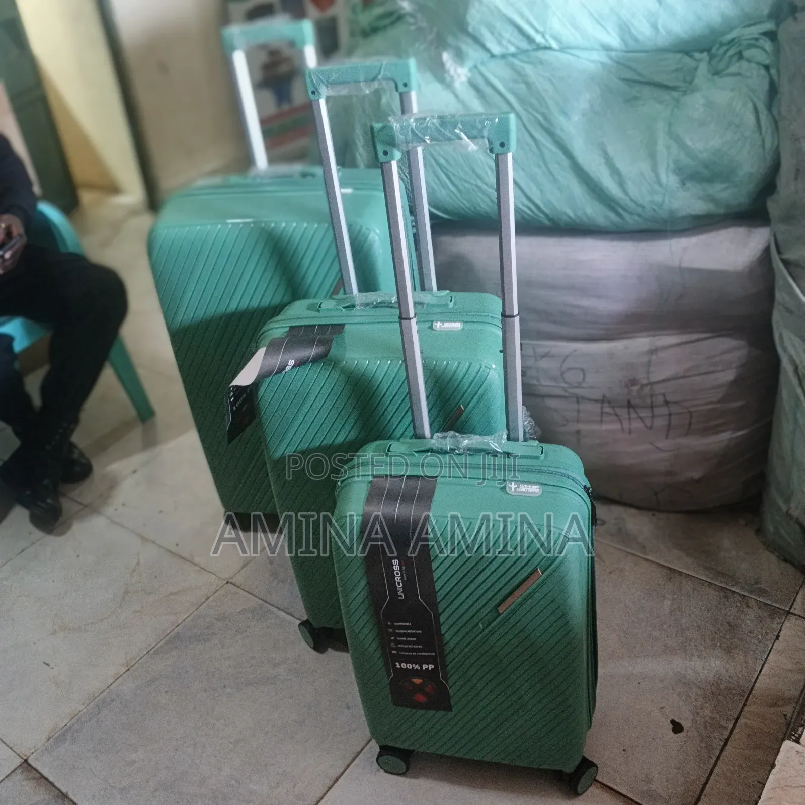 Zip Line Rubber Suitcase Unbreakable Suitcase Size 28