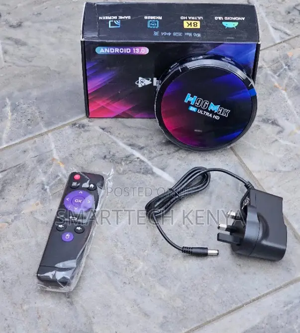 Android 13 Advanced TV Box H96 Max Rk 3528 TV Box
