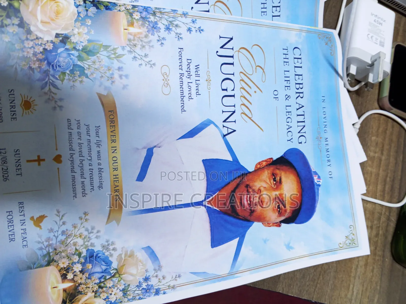 A4 8pages Eulogies Printing in Nairobi Quality Assured;;