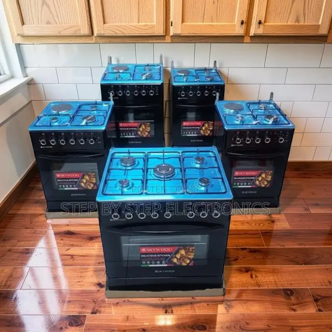 Low Prices Glass Lid 3 Gas Burners +1 Electric Free Standing Cookers