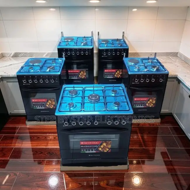 Low Prices Easy Clean 3 Gas Burners +1 Electric Free Standing Cookers