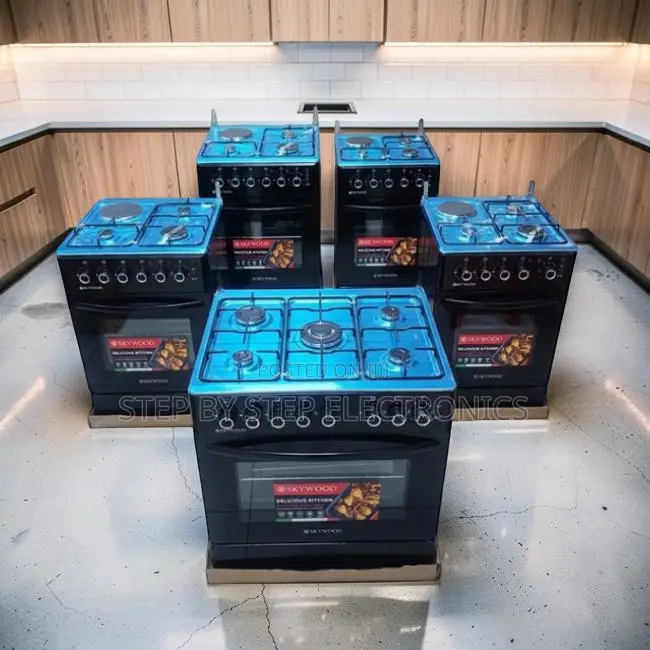 Low Prices Wide Oven 3 Gas Burners +1 Electric Free Standing Cookers