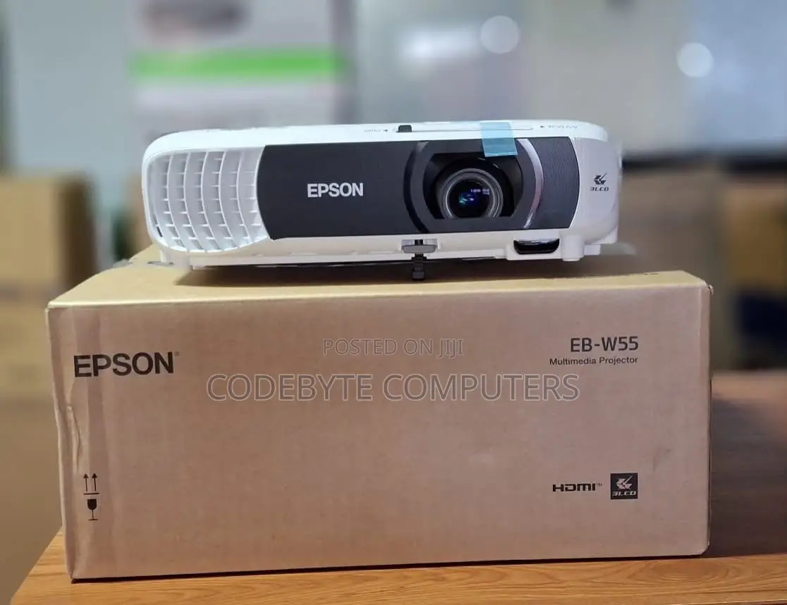 EPSON EB-W55 WXGA Projector -4000 Lumens