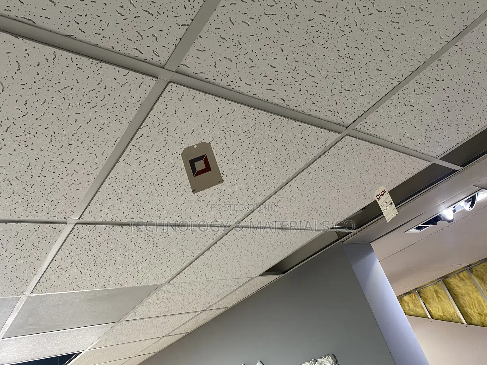 Commercial Ceiling Systems- Acoustic Tiles 600x600mm