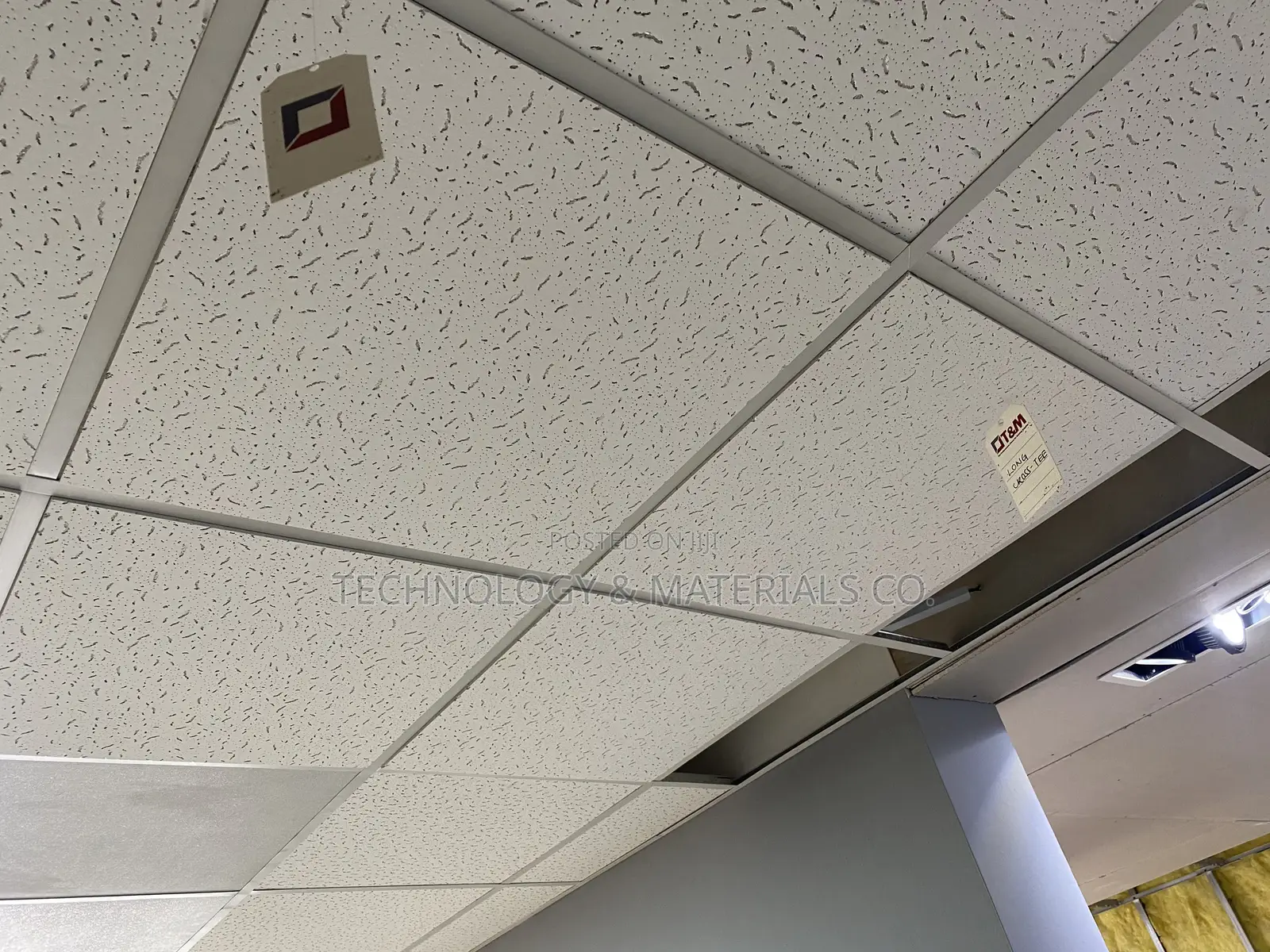 Commercial Ceiling Systems- Acoustic Tiles 600x600mm