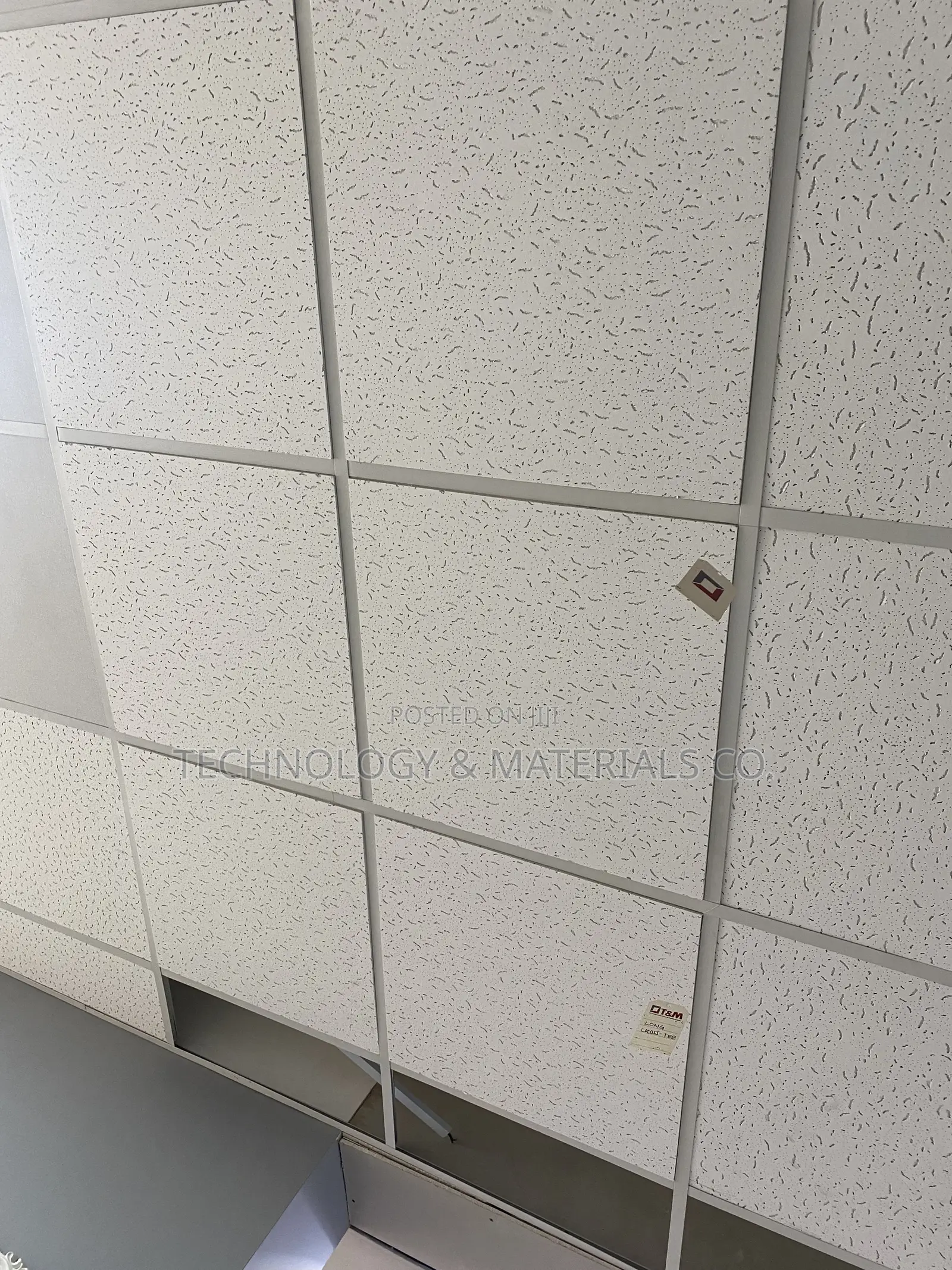 Commercial Ceiling Systems- Acoustic Tiles 600x600mm