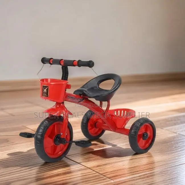 Boys and Girls Comfortable Seat 1-3yrs Age 3 Wheels Kids Tricycles