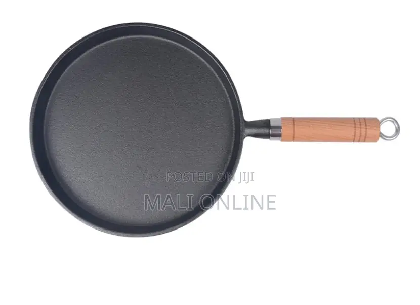 26cm Die Cast Chapati Pan Cast Iron Non-Stick Roti Maker Frying Pan