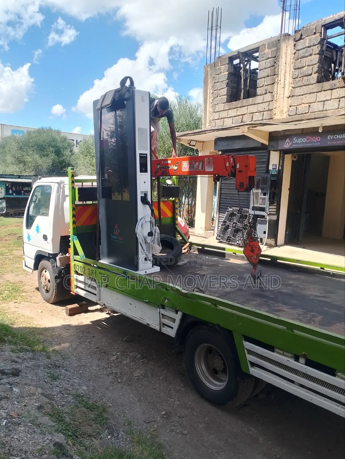 Small Trucks With Crane for Light Lifting Available for Hire
