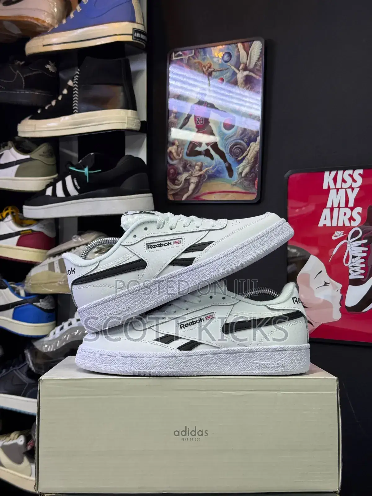 Reebok Club C Revenge in White and Black