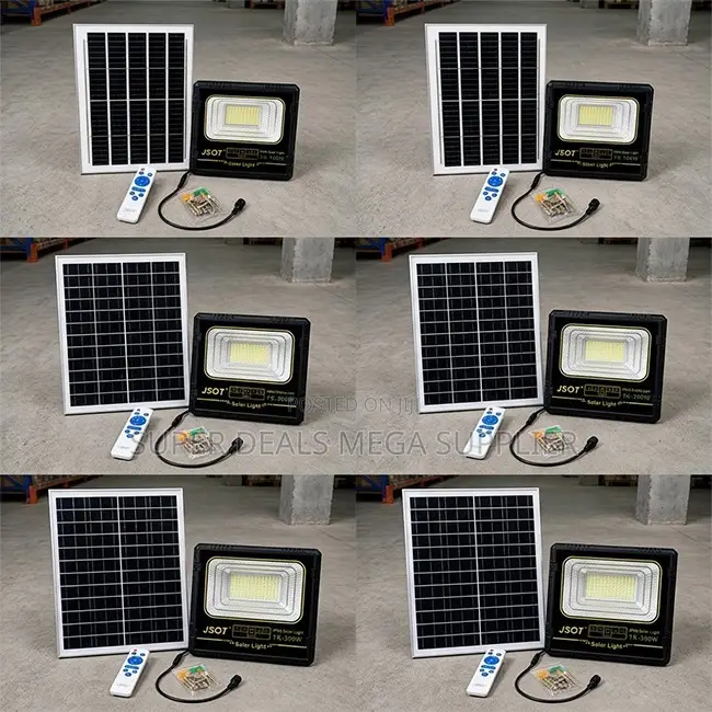 Ultra-Bright Waterproof 100W,200W,300W Watts Solar Flood Lights
