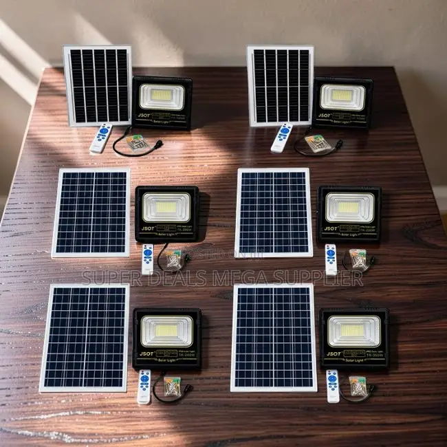 Super Bright Long-Range 100W,200W,300W Watts Solar Flood Lights