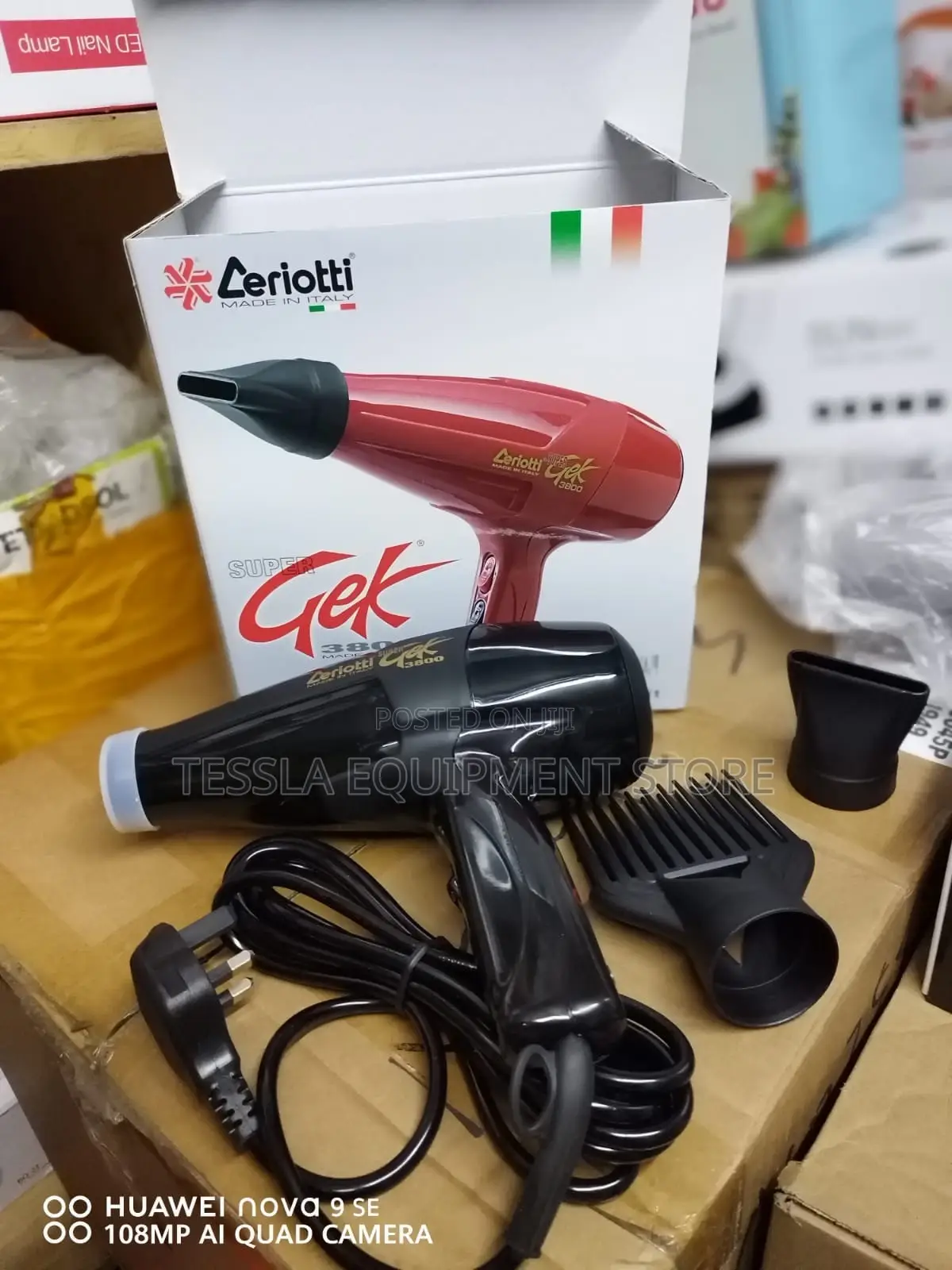Ceriotti Original Hair Dryer Blow Dry Gek 3800 Straightener