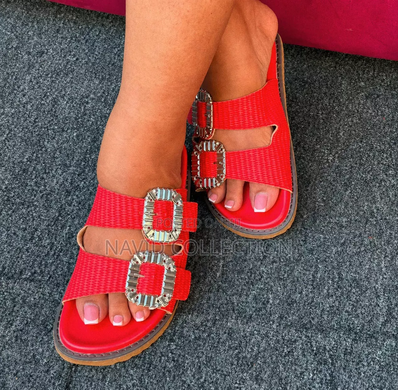 Red/Brown Sandals