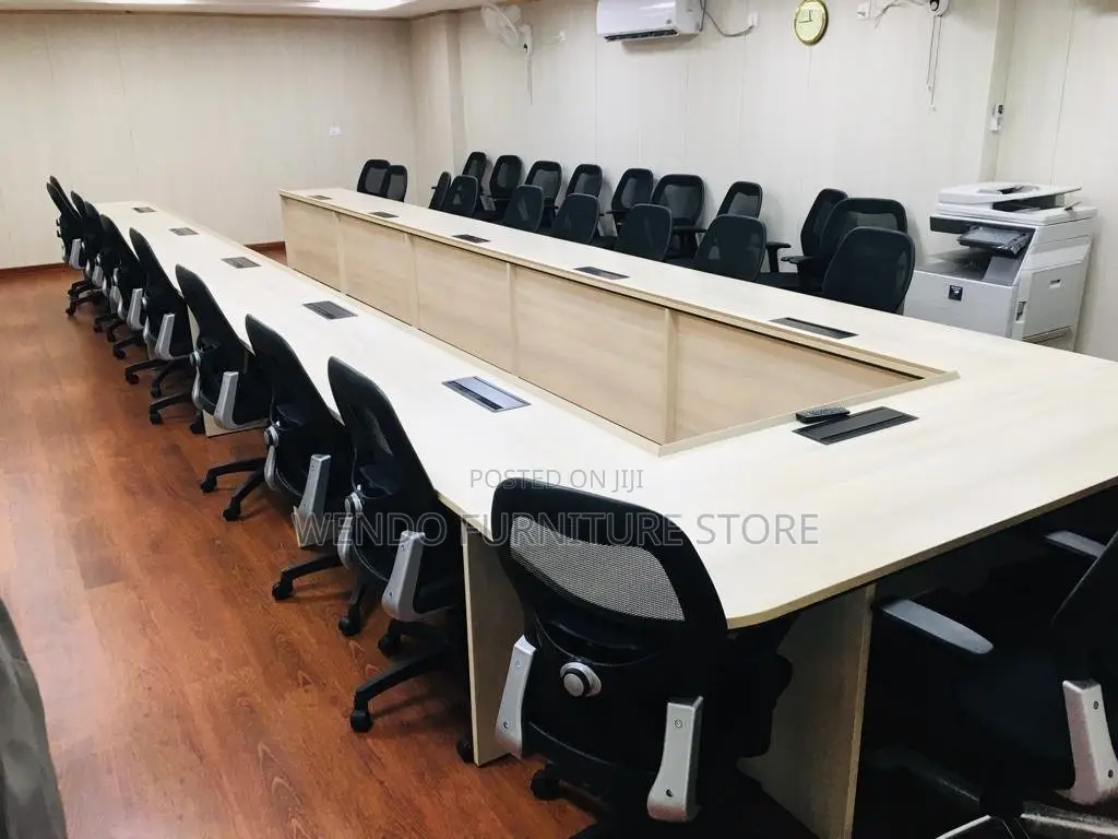 Boardroom Table; 6 Meter Diplomatic U Shape Boardroom Table